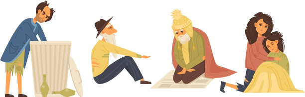 无家可归的人，失业的人图片下载