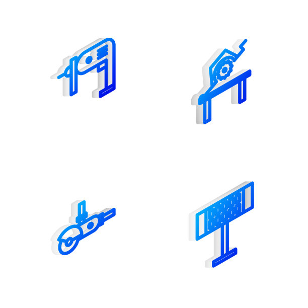 设置木制品等距线台式锯图片下载