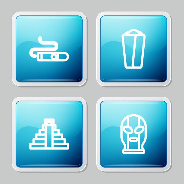 设定线雪茄玉米煎饼奇琴伊察在玛雅和图片下载