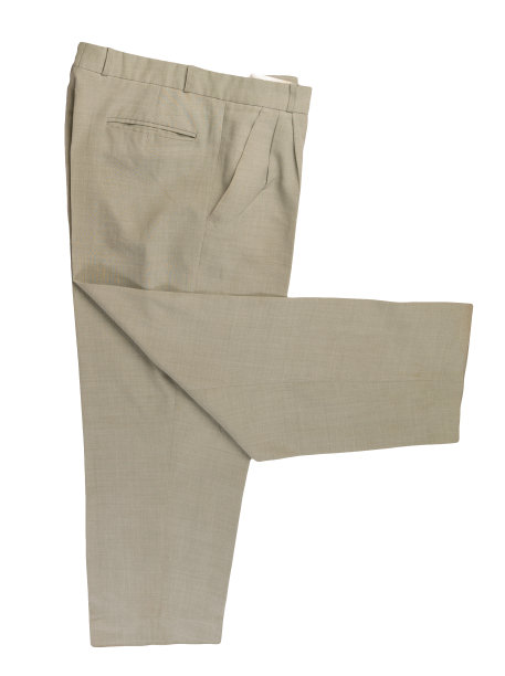 裤子孤立在白色背景。时尚男人的裤子图片下载