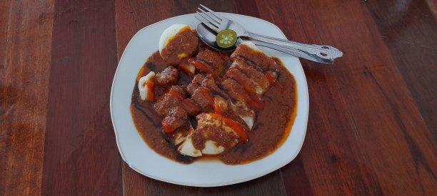 传统小吃配花生酱图片下载