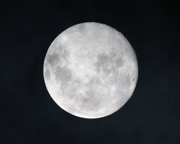 深夜的月亮图片下载