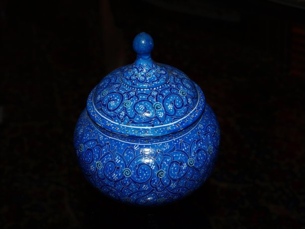 蓝色珐琅图片下载