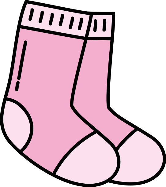 粉色袜子图标图片下载