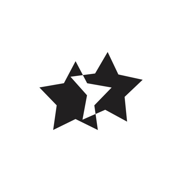 链接几何双星符号标志图片下载