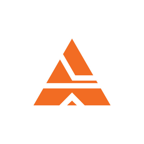 三角形几何金字塔标志图片下载