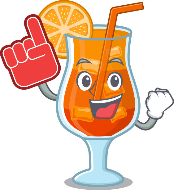 迈泰鸡尾酒中的卡通人物图片下载