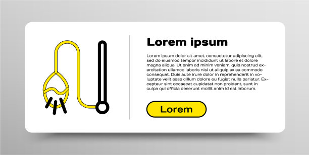 线宠物猫玩具图标孤立的白色背景图片下载