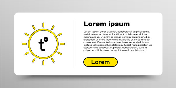 线太阳图标孤立在白色的背景夏天图片下载