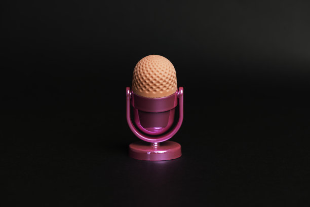 麦克风在粉红色的图片下载