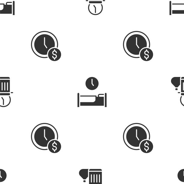 设置浪费时间的时间睡觉和金钱图片下载