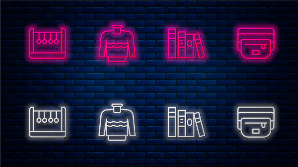 设线毛衫书摆及腰袋之图片下载