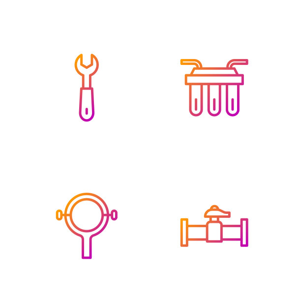 设置工业管路和阀门过滤器扳手图片下载