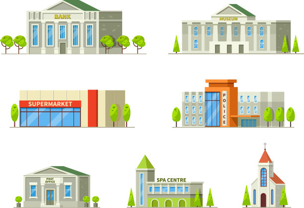 市政建筑、银行建筑、博物馆图片下载