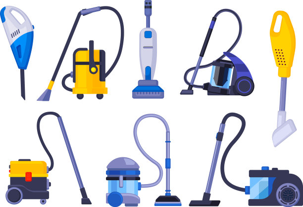 真空吸尘器设备卡通套洗涤图片下载