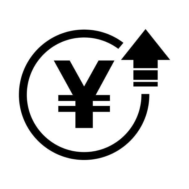 日元上涨符号，成本增加图标图片下载