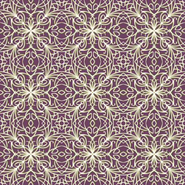 无缝观赏抽象花卉图案图片下载