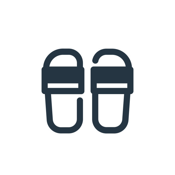 人字拖图标。字形翻页图标用于网站设计和移动，应用程序开发，打印。人字拖图标从填充夏季系列孤立的白色背景。图片下载