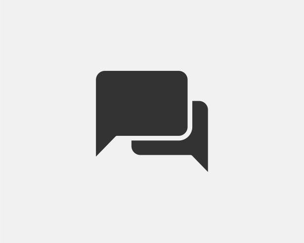 聊天图标设计元素对话气泡语音符号图片下载