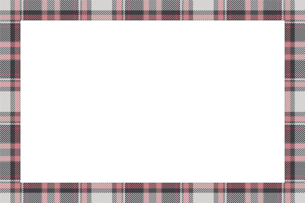 复古框苏格兰边界图案复古图片下载