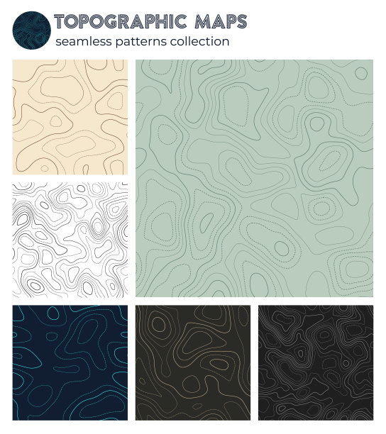 地形的地图。图片下载