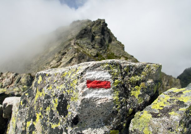 科普罗夫斯基山和红色旅游标志维索克塔特里图片下载