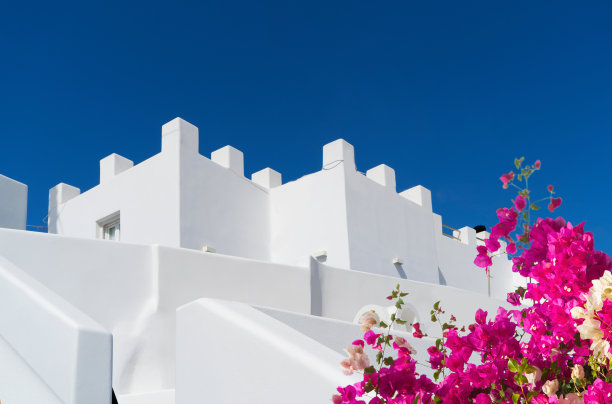 传统的希腊村图片下载