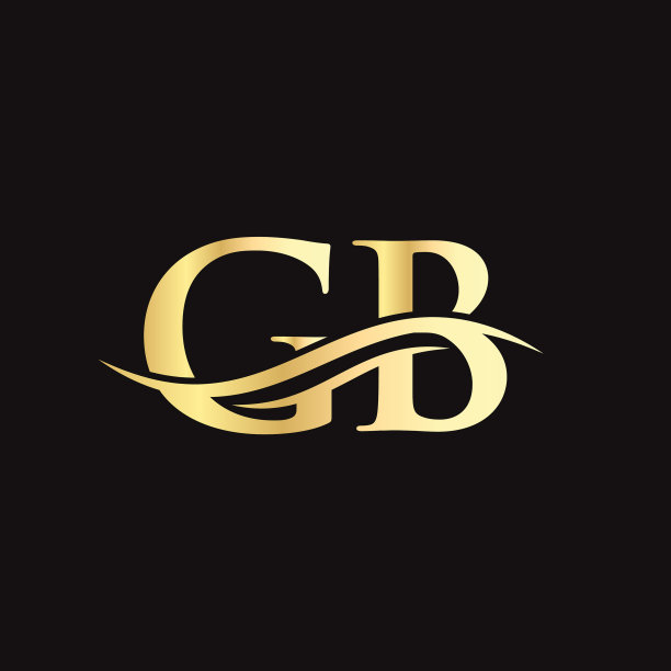 水波gb标志勾字母gb标志设计图片下载