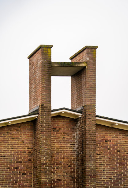 带有建筑装饰的建筑细节图片下载