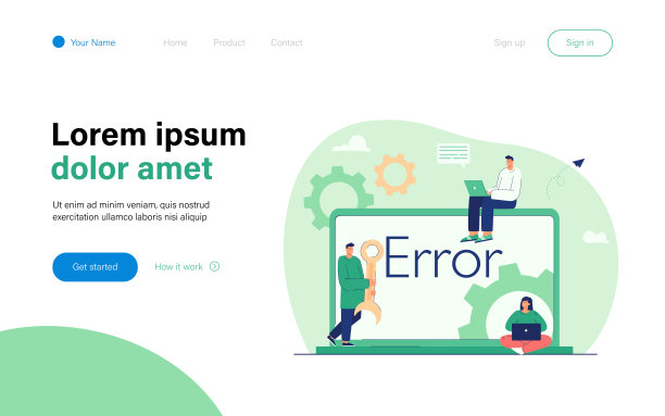 小人修电脑图片下载