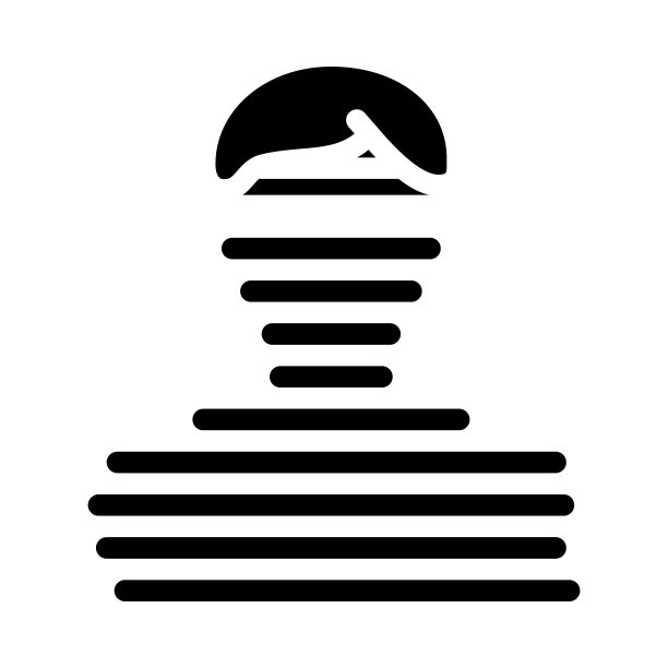 客户端数字肖像kyc字形图标矢量插图图片下载