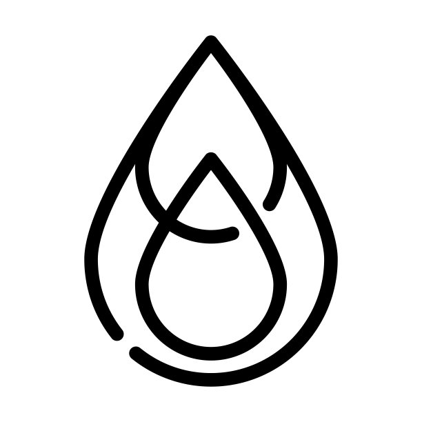 饱和脂肪线图标矢量插图图片下载