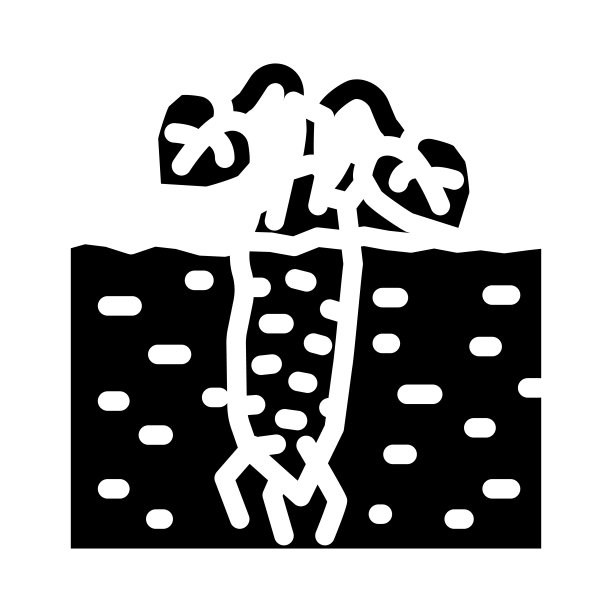 根植物芥末图标矢量插图图片下载