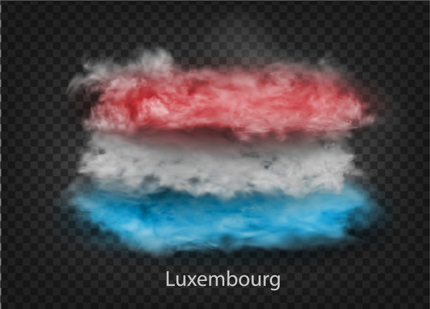 背景旗烟和云图片下载