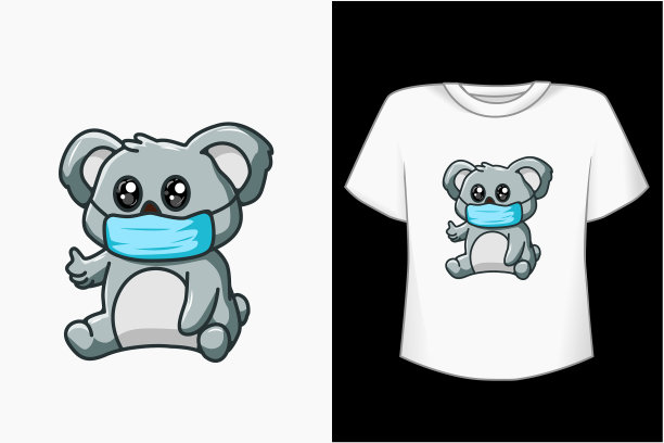 模拟可爱的考拉卡通图片下载