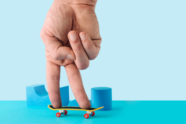 滑板公园模型背景图片下载