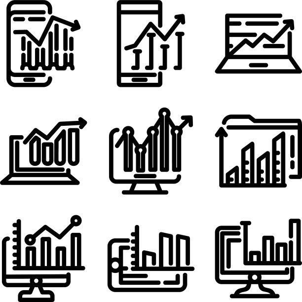 分析图标或Logo独立标志符号图片下载