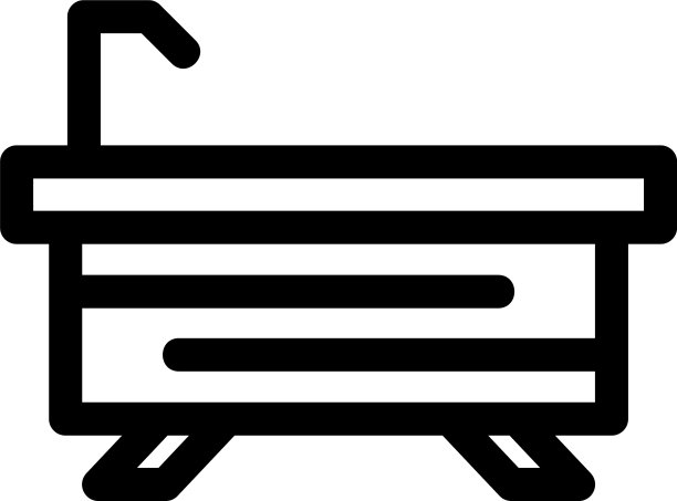 浴缸图标或标志孤立符号符号图片下载