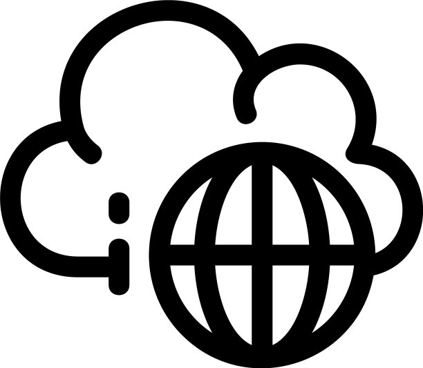 云服务图标或标识孤立符号符号图片下载