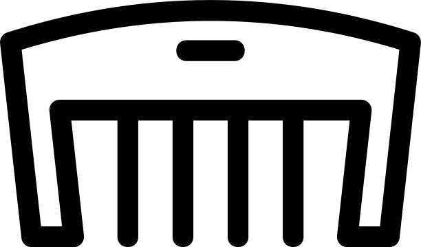 梳理图标或标志孤立符号符号图片下载
