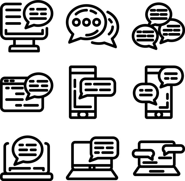对话图标或Logo独立标志符号图片下载
