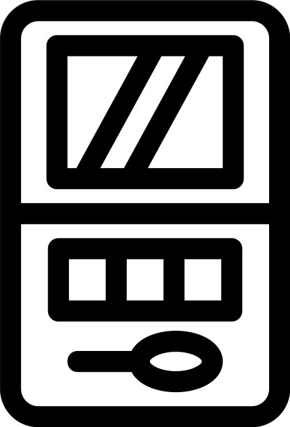 化妆品图标或标志孤立标志符号图片下载