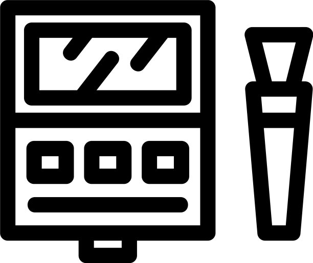 化妆品图标或标志孤立标志符号图片下载