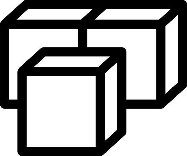 立方体图标或标志孤立符号符号图片下载