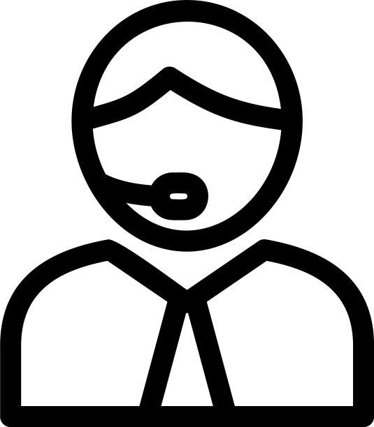 客户支持图标或标志孤立标志符号图片下载