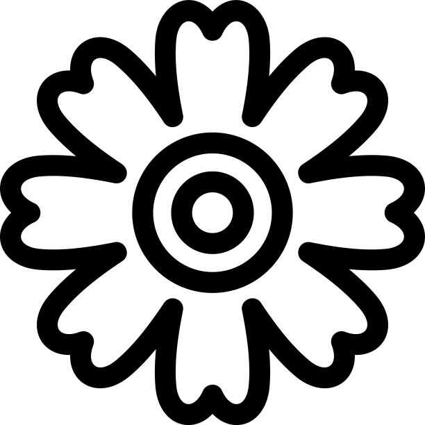 雏菊图标或标志孤立符号符号图片下载