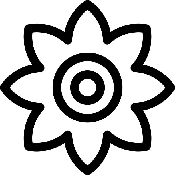 雏菊图标或标志孤立符号符号图片下载