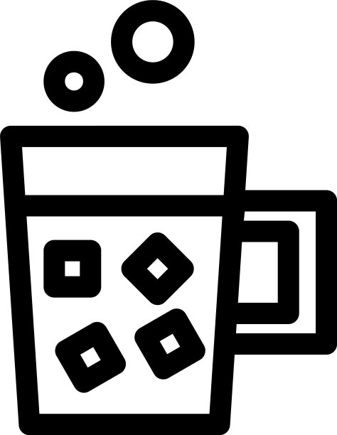 饮品图标或标志独立符号图片下载