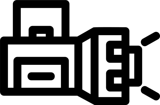 独立的手电筒图标或标志符号图片下载