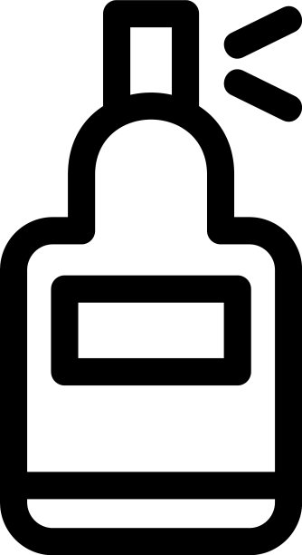 香水图标或标志孤立标志符号图片下载